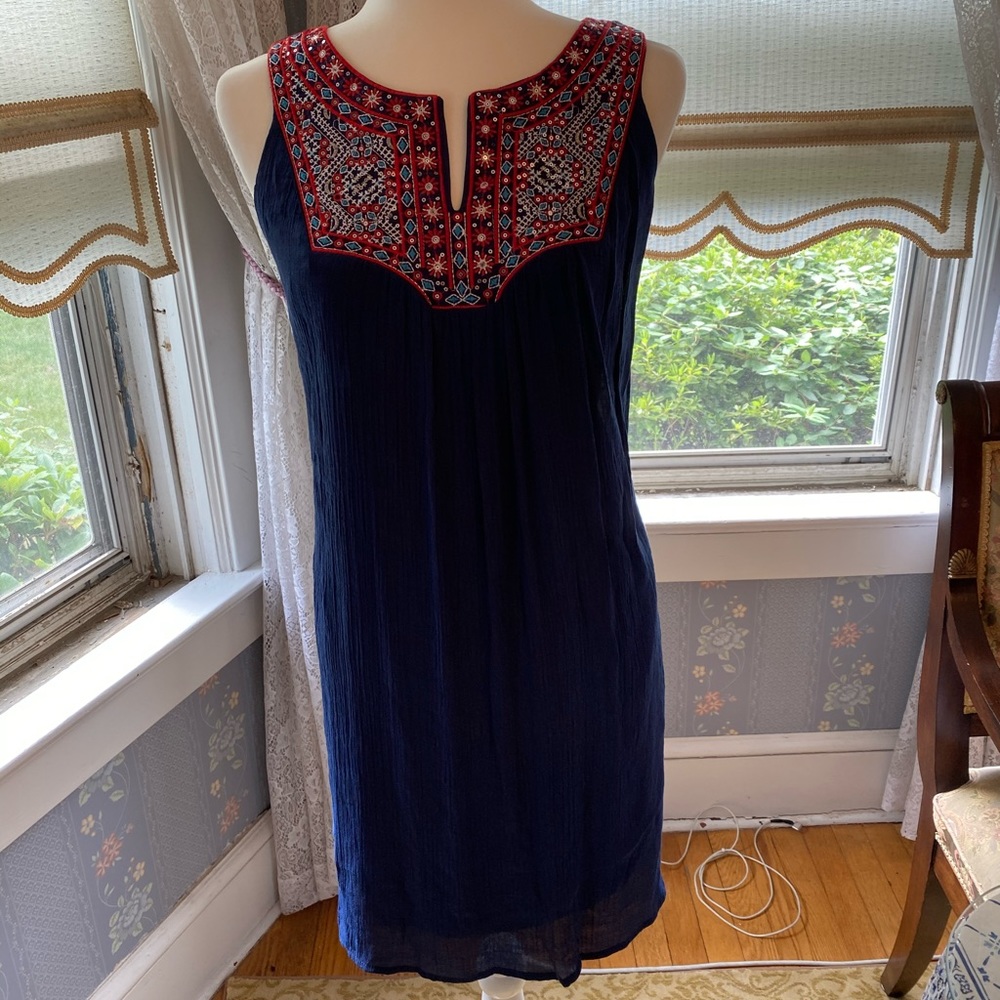 Dress Barn Westport dress with beaded accents